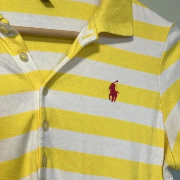 Ralph  Lauren yellow white striped striped dress - Picture 3 of 5
